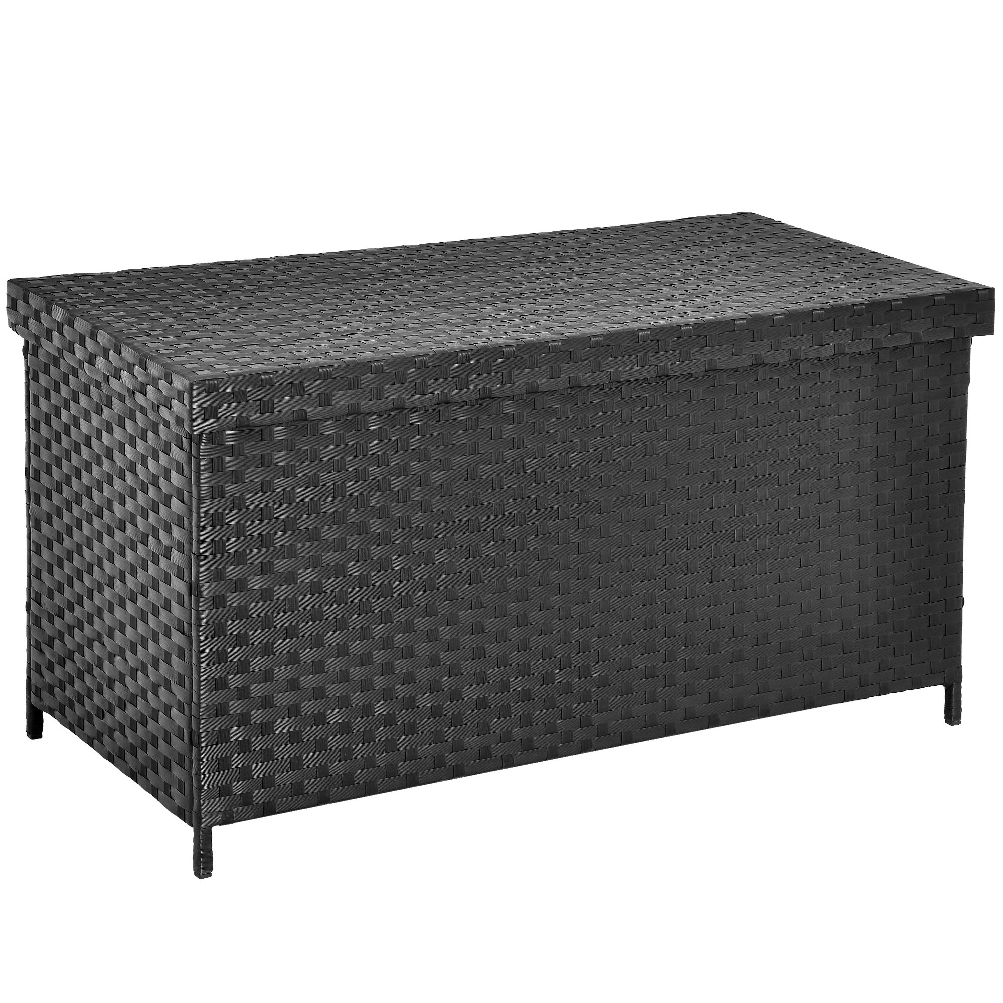 YITAHOME 170 Gallons Water Resistant Wicker Deck Box Reviews Wayfair yitahome-170-gallons-water-resistant-wicker-deck-box-reviews-wayfair