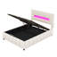 Chamarra Upholstered Velvet Lift Up Storage Ottoman Bed-537882134-537882137