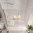 Bath tub Pivot shower screen, with 1/4" tempered glass and towel bar-112635667