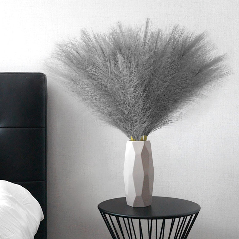 Herbe de 17 po Pampas, Gris haute