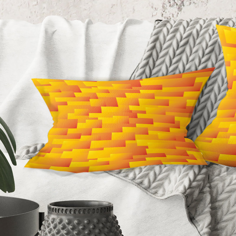 Coussin décoratif rétro Mid-Century