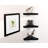Modern Triangle Floating Shelves Set, Rustic Farmhouse Corner Wall Mounted Shelves For Home And Office Decor