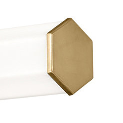 Belden Single Frosted Dimmable LED Bath Bar