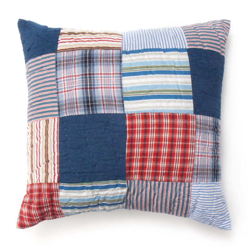 Plaid Reversible Throw Pillow