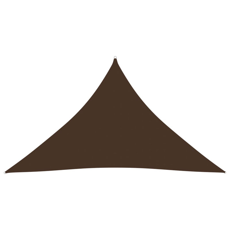 Naplate 4m x 5.8m Triangle Shade Sail, Brown