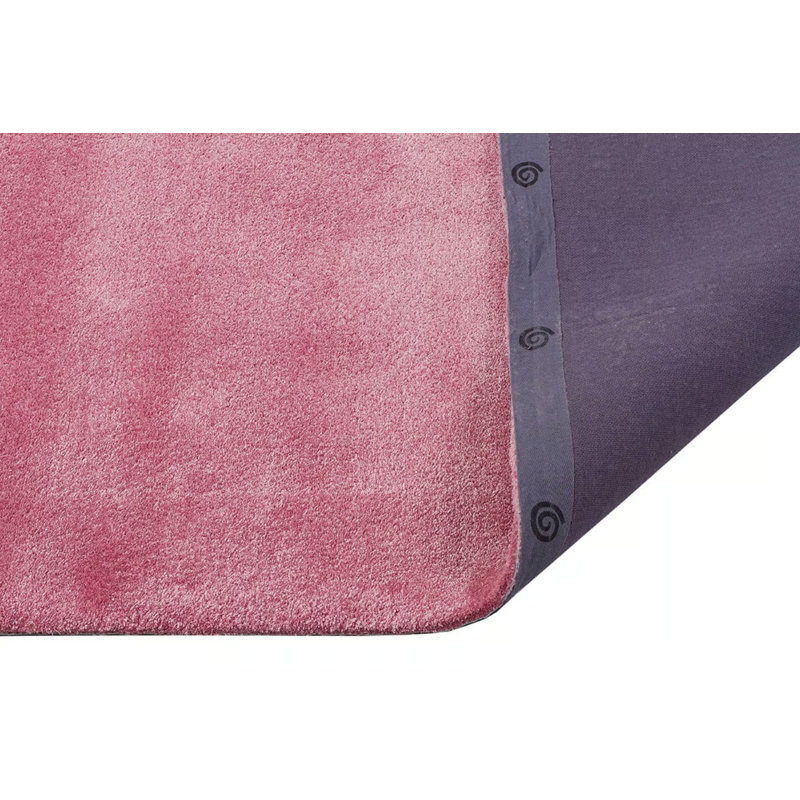 Tapis rose Viscose, Tapis de couloir 2 pi 7 po x 6 pi 7 po