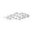 School Of Fish Wall Decor In Silver Leaf