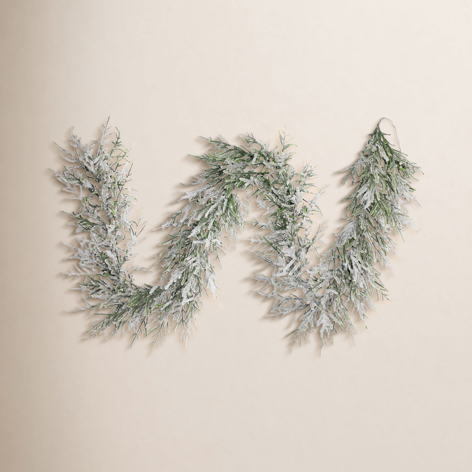 108" Pre-Lit Christmas Garland, Silver
