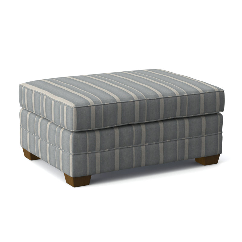 Repose-pieds Bedford, La Havane, Rayures bleues / beiges 0209-61