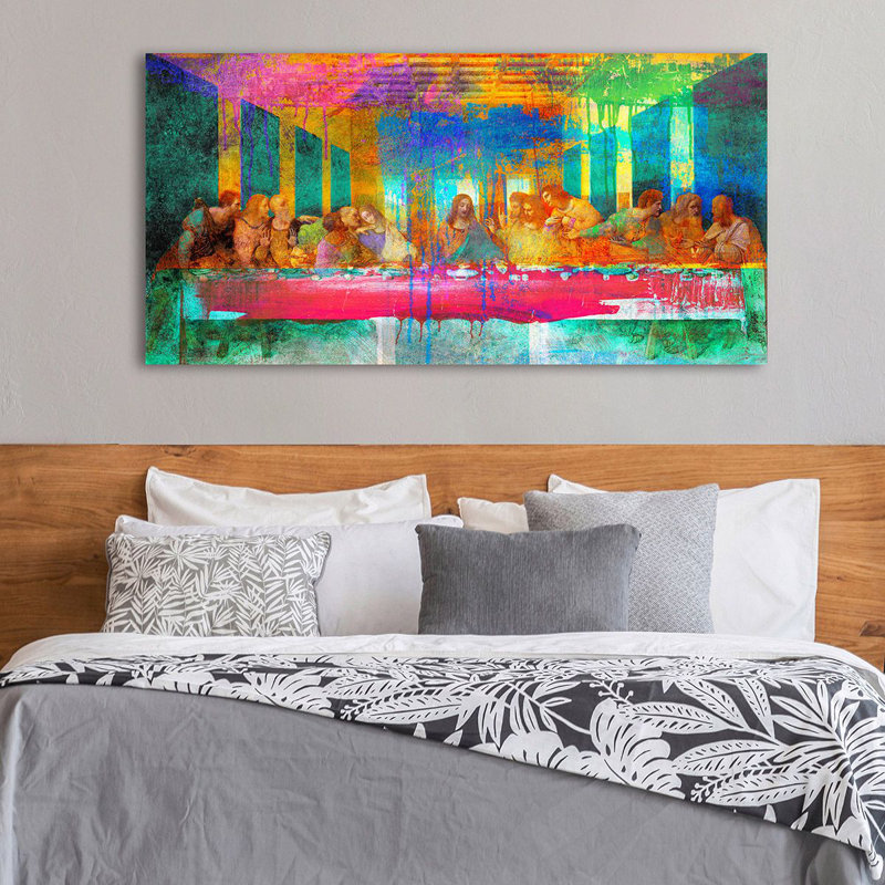 Last Supper 2.0 by Eric Chestier - Wrapped Canvas Print, 35cm H x 70cm W x 4cm D