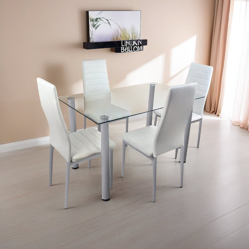 Aminur 4 - Person Dining Set