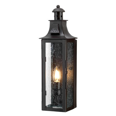 Hetzel Old Bronze Outdoor Wall Lantern