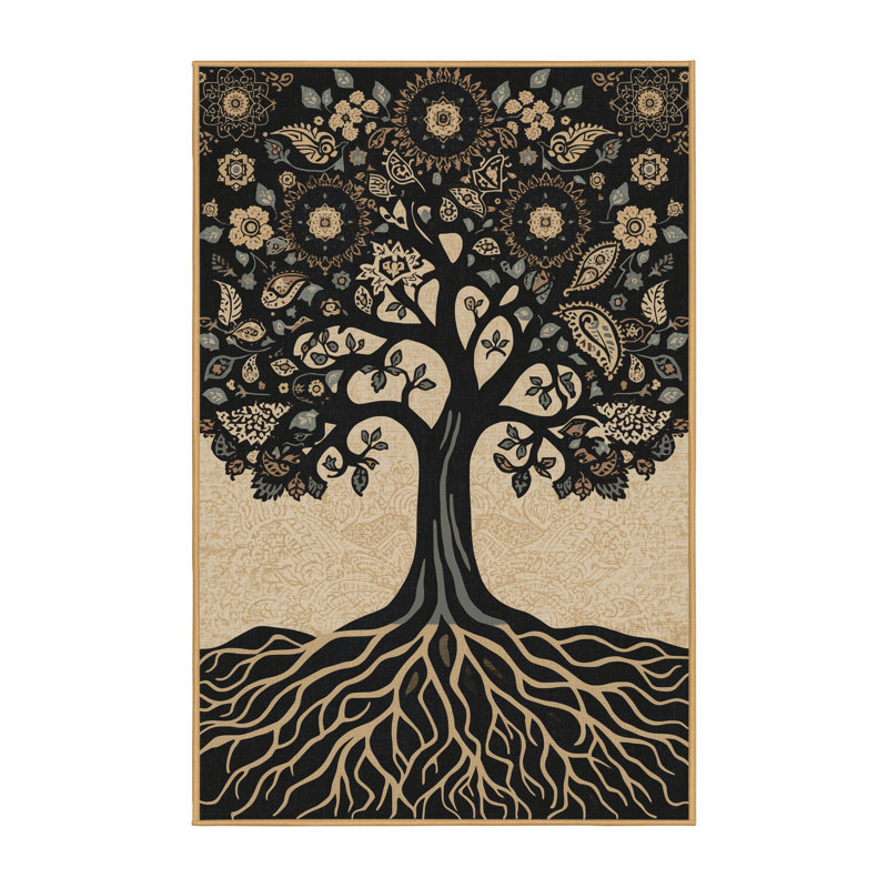 Tapis oriental moelleux doux et moelleux de style oriental classique en gris clair et brun, 2 pi x 3 pi