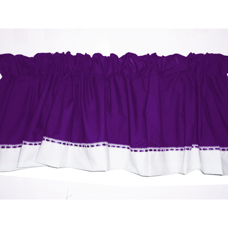 Cantonnière de fenêtre 72 "Colbie Regal, Prune