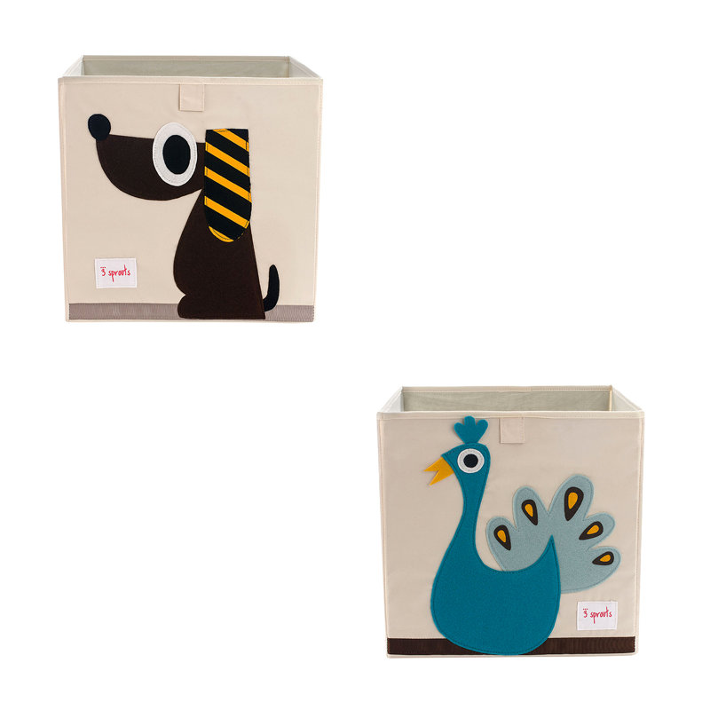 3 Sprouts Fabric Bin