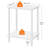Petrillo 19.7" Small End Table-1709624153