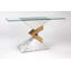 62.5'' W Glass Console Table