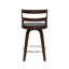 Deshunda Swivel Upholstered Counter Stool with Solid + Manufactured Wood Frame (Set of 2)-2001573786