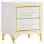 Table de chevet 2 tiroirs Chesney