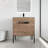 Keyvan 30" Freestanding Bathroom Vanity with Sink, Floor Standing Vanity with 2 Doors and 1 Shelf, White Ceramic Sink Top-1617359107-1617359106