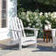 Chaise Adirondack pliante en plastique / résine Leighton-207591800