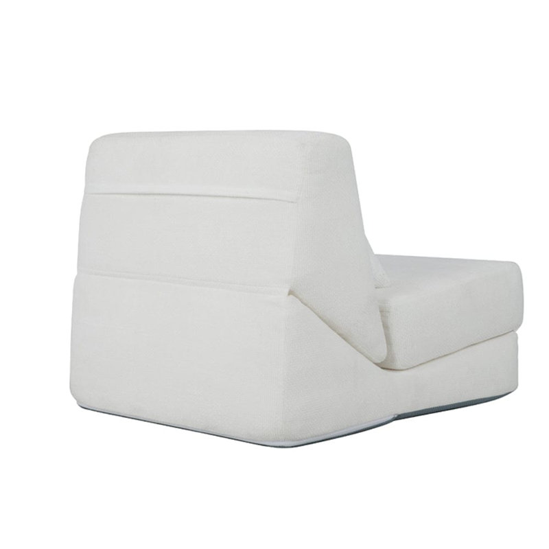 17 Stories Hugspacee Adjustable Reclining Floor Game Chair, White