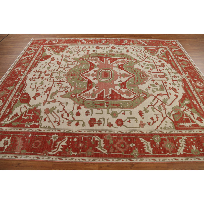 Geometric   Wool Turkish Rug 8x10