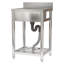 Belfry Kitchen Cybele 500mm W Single Bowl Stainless Steel Freestanding Kitchen Sink with 2 Faucet Holes