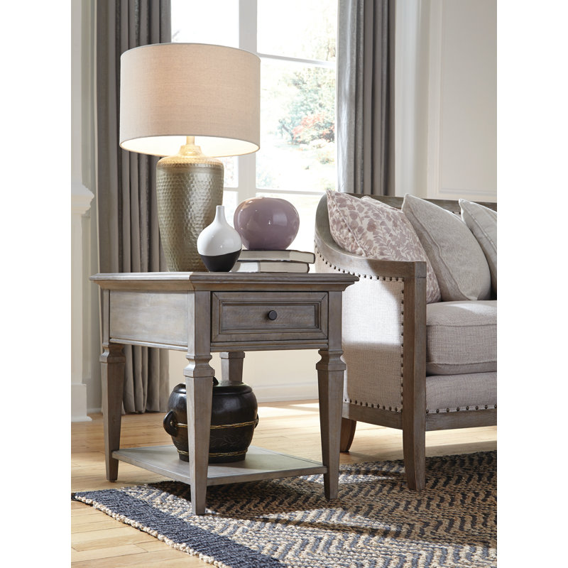 Dube End Table with Storage