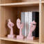 Ensemble de 3 petites figurines de décorateur de maison rose, 3 pièces, 6 pièces, 6 pièces, rose-2076275512