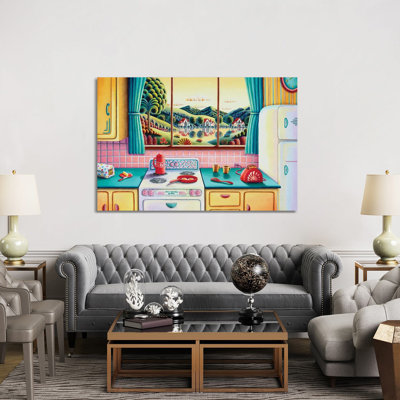 Breakfast Of Champions by Andy Russell - Wrapped Canvas Print