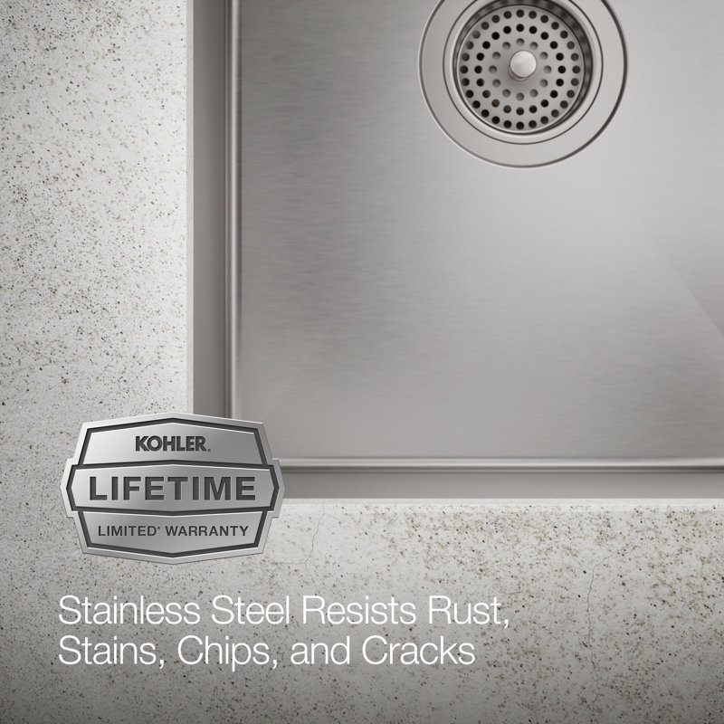 Strive 29-1/2 In. Undermount Double-Bowl Kitchen Sink