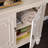 Tropman Antique White Double-Door Accent Cabinet