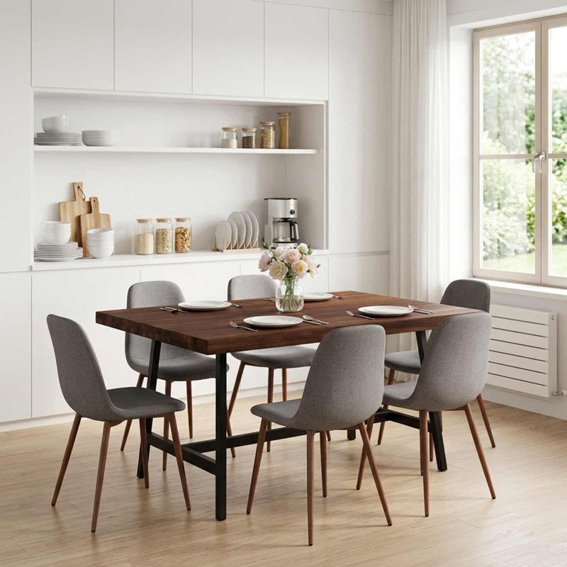 Solid Wood Table Top, 3.5cm H x 90cm W x 70cm D