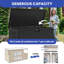 Coffre de terrasse verrouillable en résine 230 gallons Edrosie Inc-100663762