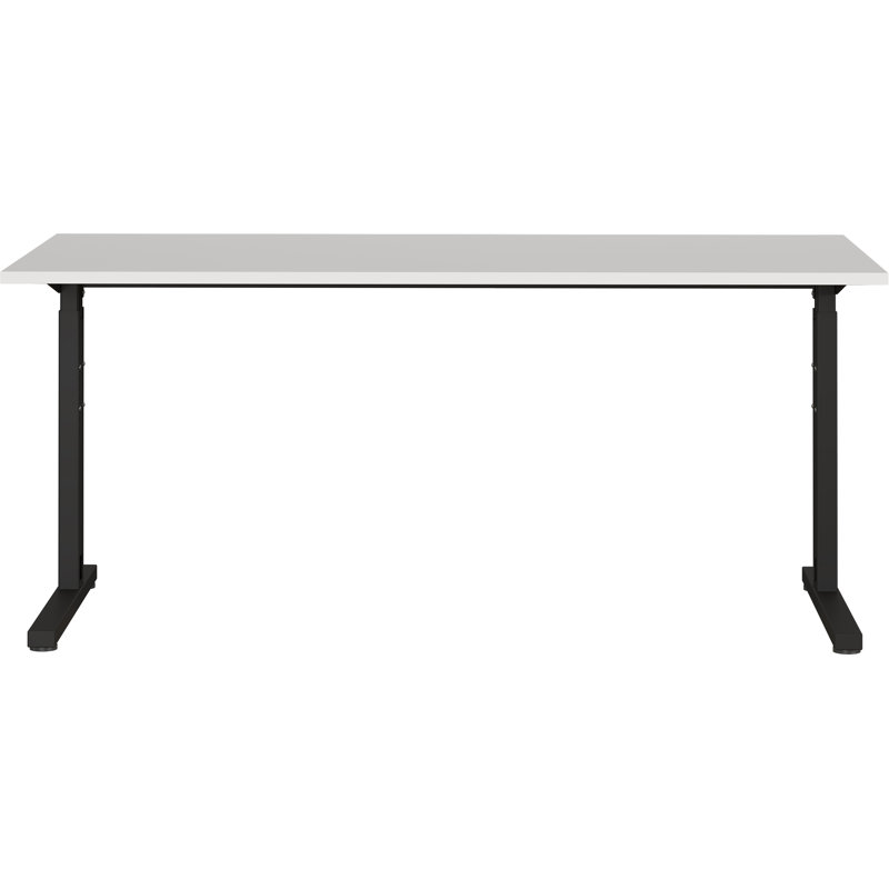Alexeya Adjustable Metal Base Desk, 160 cm W x 80 cm D