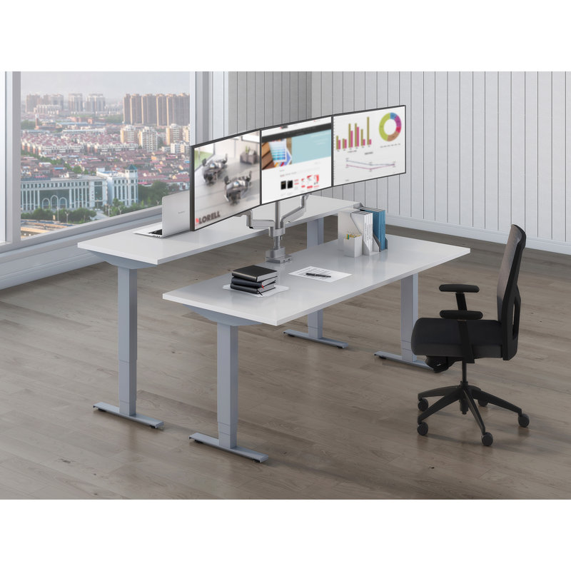 Plateau de table d'entraînement réglable, Gris, H 1 po x l 48 po x P 24 po