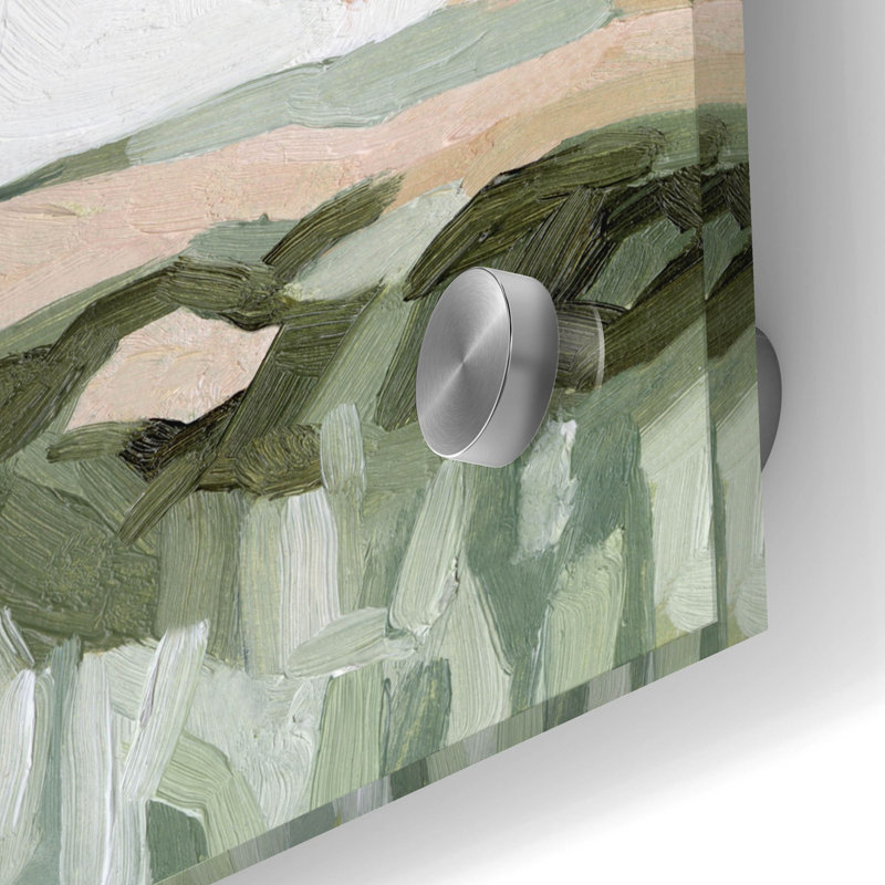  «House On A Hill 2» par Emma Scarvey, art mural en verre acrylique, 24 po x 24 po, H 24 po x l 24 po