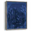 Sapphire Sea Bloom II, reproduction encadrée - bois massif-1622022767