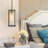 Sandrell 1-Light 12" H Gold/Black Pendant