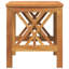 Table d'appoint vidaXL en bois d'acacia massif brun