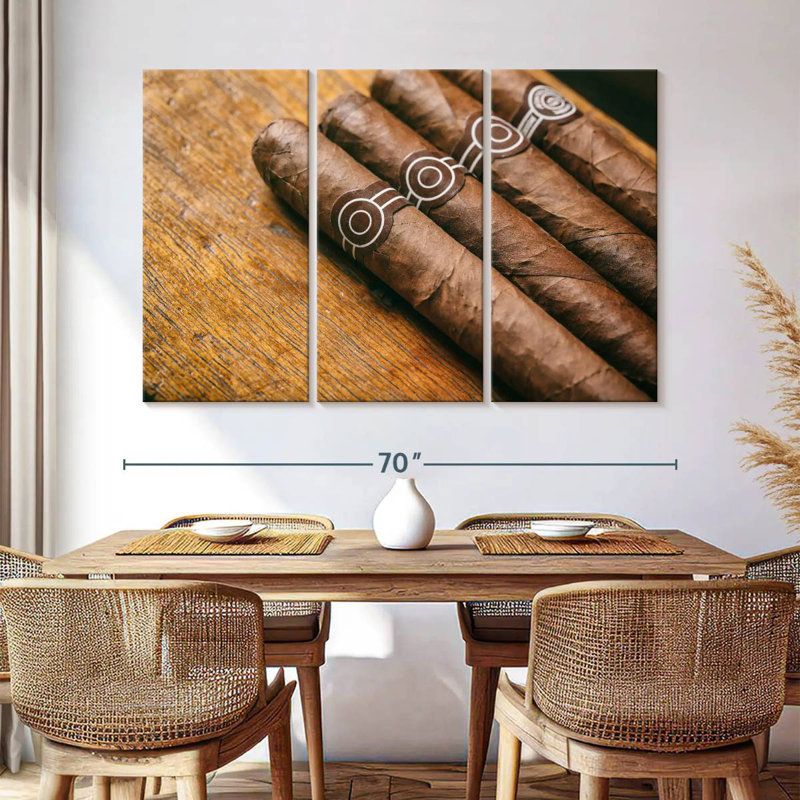 Senne Brown Cuban Cigars, 36" H x 57" W