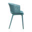 Chaise de salle à manger moderne à dossier perforé - résistante aux intempéries, utilisation intérieure / extérieure (ensemble de 2)-1737176593