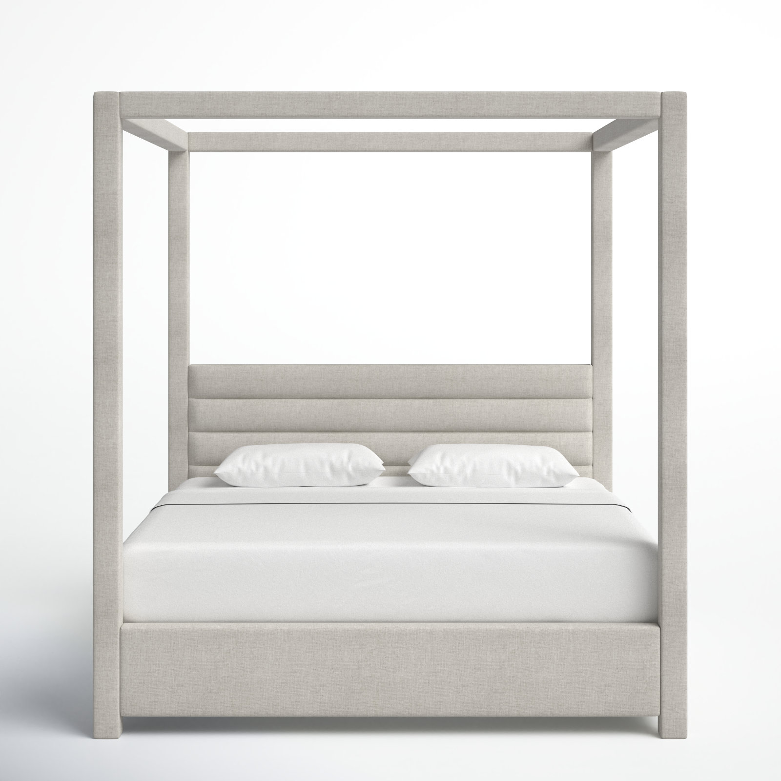 Herma Upholstered Canopy Bed, California King