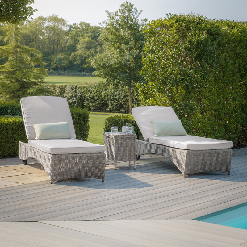 198cm Long Double Chaise