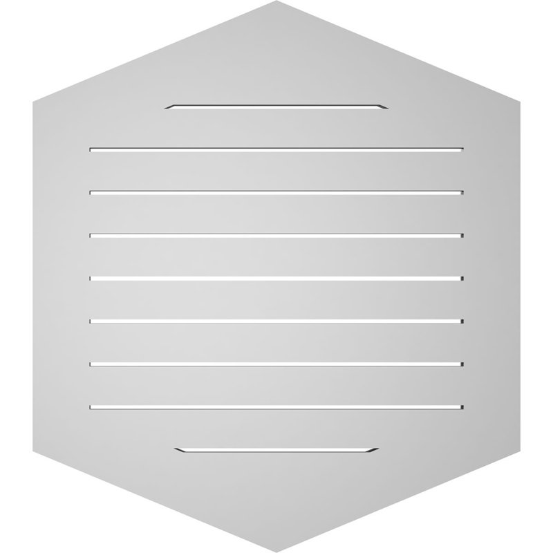 Pente verticale verticale en uréthane 5 pi, H 34 po x l 30 po x P 1 po