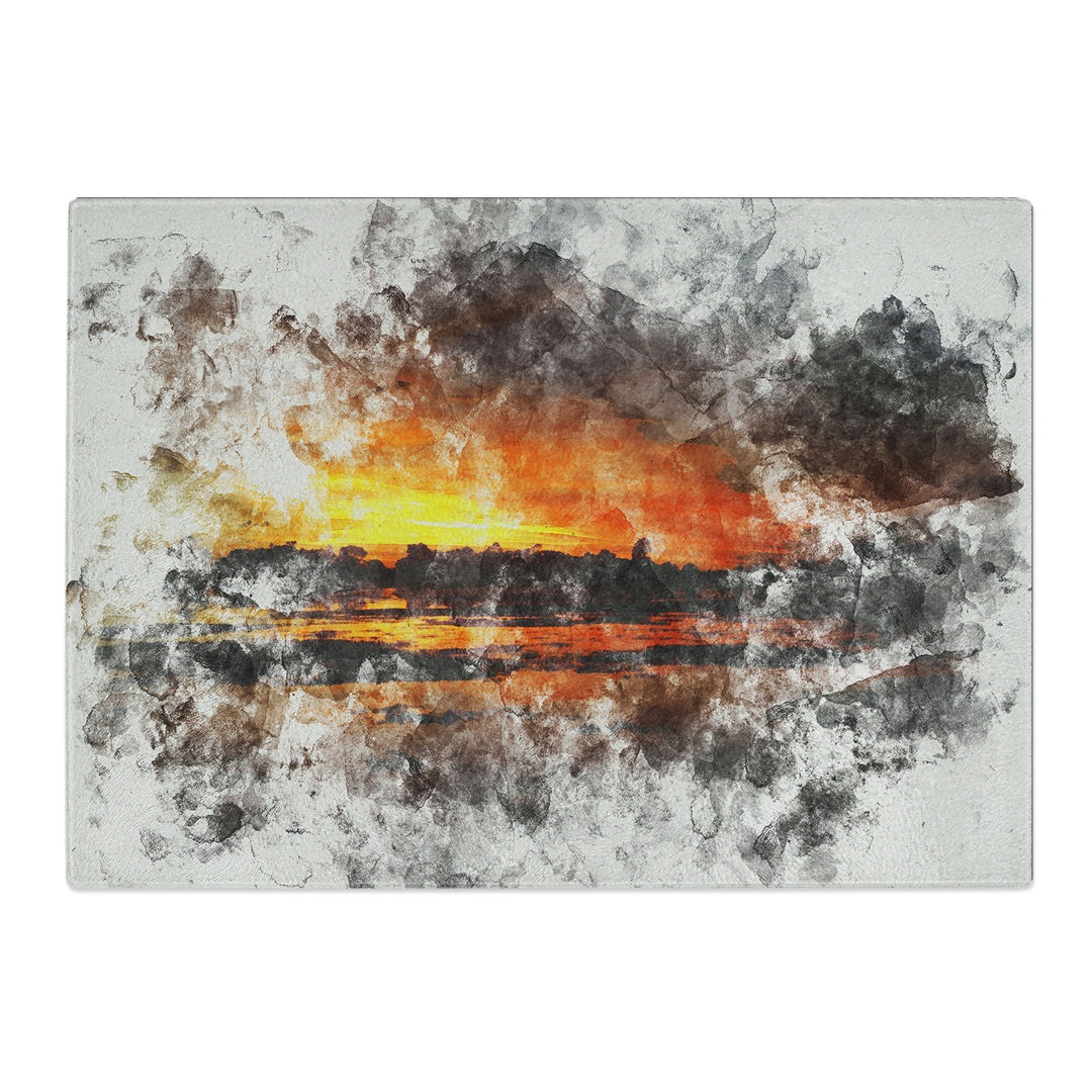 Sunset View Vol.3 Watercolour Chopping Board