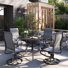 Alphons 4-Person Outdoor Dining Table and Chair Set