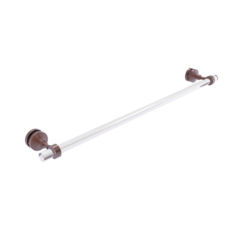 Porte de douche 5,2 "pour porte de douche en verre Jarrell, Cuivre antique