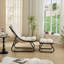 Chaise longue d'extérieur avec repose-pieds inclinable avec coussin gonflable et repose-pieds-1773315124